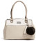 GUESS Factory Damen Hopwood Color-Block Satchel, Orange/Nectar Multi, ONE, Verstellbar
