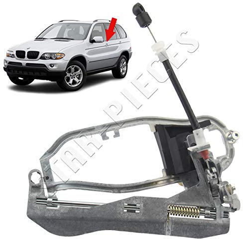 STARKIT PERFORMANCE Mecanismo de maneta de puerta compatible para BMW X5 E53 (1999-2006) delantera izquierda (lado conductor) 51218243615 | 8243615