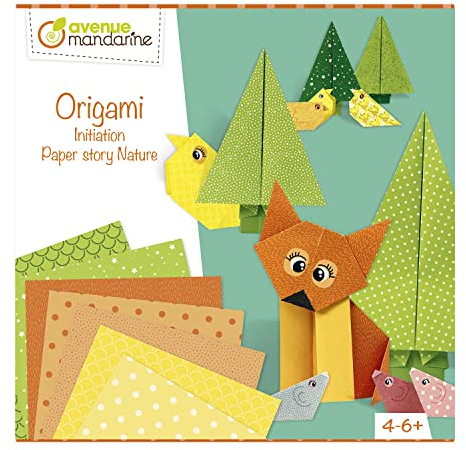 Avenue Mandarine CO176C Kreativset Origami (ideal für Anfänger ab 4 Jahren) 1 Pack