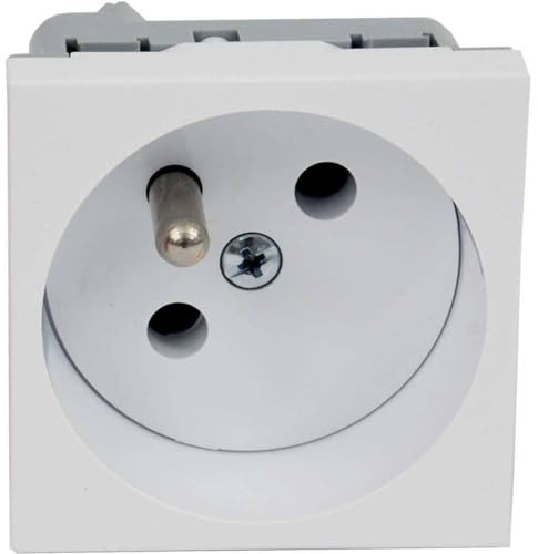 KOPOS QP 45x45_HB Geräteeinsatz 1fach Steckdose (L x B) 45mm x 45mm 1 St. Weiß