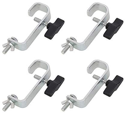 4x Equinox G Clamp 32-38mm Pipe Hook Clamp Rigging DJ Lighting Stand Truss