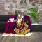 Harry Potter Decke 160 x 200 cm XXL Kinderdecke · große kuschelige Flauschdecke Tagesdecke Kuscheldecke mit Quidditch Motiv · Gryffindor Flauschdecke Fleecedecke