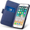 Aunote Funda para iPhone 6/6S, Carcasa iPhone 6/6S con Tapa y Tarjetero, Capa Apple iPhone 6/6S, Tipo Libro Flip Case Wallet, Telefono Cubrir Móvil Phone Cover Piel Protector. Azul