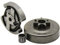 SGBTB 3/8-6T - Kit de montaje de tambor de embrague para Husqvarna 120 36 41 136 137 141 142 235E 240 Jonsered 2035 2036 2040 2041 Partner 350 351 Motosierra 00470 61
