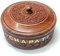 Morcomart Handmade Rose Wood Chapati Box Hot Pot Casserole Dish with Lid, Tortilla Bread Chapati Keeper/Warmer Engraved Unique Design Wooden Chapati Box