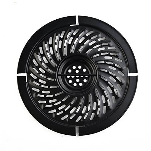 DAZZLEEX Sartén de repuesto para freidora de aire, piezas de freidora de aire para separador de alimentos, divisores de cocina, 15,5 cm