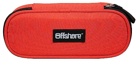 BAGTROTTER Ovale Schultasche Federmäppchen Offshore Rot