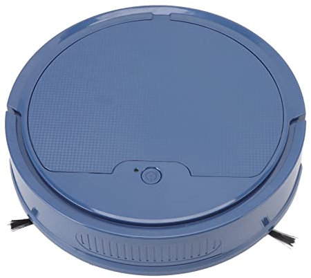 Fdit Aspirateur Robot D'aspiration Puissant, 2000Pa Aspirateur Robotique 3 en 1 APP Télécommande Aspirateur Robotique de Chargement USB (Bleu)