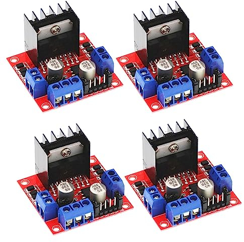 4 pcs L298N Motor Drive Controller Board Modul Dual H Brücke DC Schrittmodul für Arduino