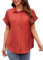 Cyer Vitz Chemisier d'allaitement Coton pour Femme Active Chemise maternité Manche Courte Blouses Pratique pour allaiter