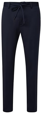 s.Oliver Herren Anzughose – Slim Fit, Stretch-Jersey, Gürtelschlaufen