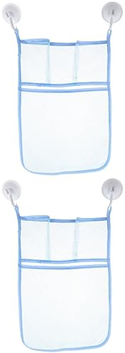 Cabilock 2st Aufbewahrungstasche Für Spielzeug Mesh-badespielzeug-organizer Spielzeugorganisator Baby Bad Baby-badespielzeug-organizer Spielzeuge Netz Gittergewebe Kind Aufbewahrungstaschen