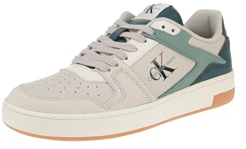 Calvin Klein YM0YM00884 - Herren Schuhe Sneaker - 0GB-Eggshell-Creamy, Größe:44 EU