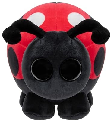 Adopt Me! AME0056-20 cm Plüsch - Marienkäfer, offizielles Plüsch mit Spielcode