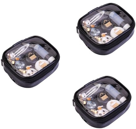 Healeved 3St Veranstalter Koffer Zubehör Kontaktlinsenlösung kontaktlinsenbehälter Halter für Linsenbehälter Fälle Fall unsichtbar Container Paketständer Suite Halterung