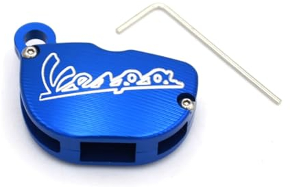schlüsselanhänger Motorrad,schlüsselanhänger,Duke Für Vespa Schlüssel Fall Abdeckung Motorrad CNC Aluminium Schutzhülle Piaggio GTS Sprint Primavera 150 300 125 Zubehör Universal (Color : D)