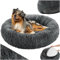 tectake® Hundebett für kleine, mittelgroße oder Grosse Hunde oder Katzenbett, Boden Hundekissen waschbar, Hundekorb flauschig, Plüsch Kissen Hundekörbchen, Hundeliege Outdoor, Hundezubehör (Ø 60cm)