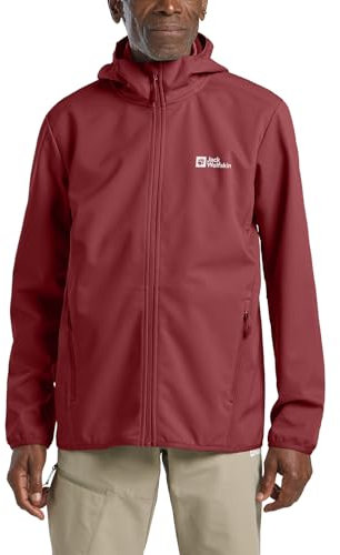 Jack Wolfskin Herren Bornberg Hoody M Softshelljacke, Deep Ruby, 3XL EU