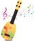 Falafoty Gitarre für Kinder, 36cm Ukulele Musikspielzeug mit 4 Verstellbaren Saiten, Mini Musik Lernspielzeug Für Kleinkinder Anfänger Jungen Mädchen Geschenk