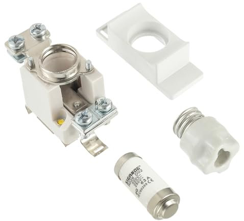 SIGANDG Neozed D02 63A Kit de douilles de fusible avec capuchon à vis, insert de fusion