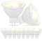 Dehobo MR16 LED Neutralweiß 5W 4000K, 12V GU5.3 Sockel LED Bulbs Licht Spot, Flackerfrei Glühbirne, Aluminium mit Kunststoffbeschichtung, Ersatz für 50W Halogen, 10er Pack