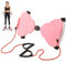 LTFIOON Twist Board,Twist Waist Disc Board mit Kordelzug,100KG Tragkraft,Stehendes Bauchübungsbrett,Twist Board Abnehmen Geräte für Fußmassage, Gewichtsverlust,Taillentwister für Zuhause/Büro (Rosa)
