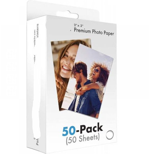 PHOVYAFI 2x3 Instant Photo Paper 50 Sheets Compatible With Various Instant Cameras And Printers