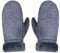 AiSi Women Winter Suede Thermal Mittens Fleece Lined Warm Gloves with Turn Back Cuff …