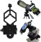 Vizzlema Montaje del Adaptador del teléfono móvil para el Alcance del Rifle Cámara Digiscoping Telescopio Binocular Microscopio y monocular 120g
