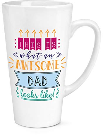 This is What an Awesome Dad Looks Like 17oz Large Latte Mug Cup