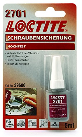 Loctite Typ 2701 Schraubensicherung 5ml hochfest - 50260692