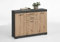 Kommode Bristol 3 Matera Artisan Eiche Nb. 3 Türen 2 Schubkästen Sideboard MDF