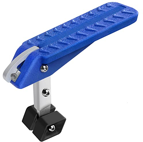 TOOENJOY 2022 Auto Türstufe, klappbarer Auto Türpedal mit 5 eintsellbaren Winkeln, Universal Car Door Step, einfacher Zugang zum Dach, geeignet für Autos, SUVs, LKWs(Blau)