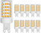 MENTA G9 LED 10W Ersetzt 80W Halogenlampen Warmweiß 3000K 86 x SMD 2835 Leuchtmittel Birne AC 220-240V Nicht Dimmbar Φ22*58mm 10er-Pack