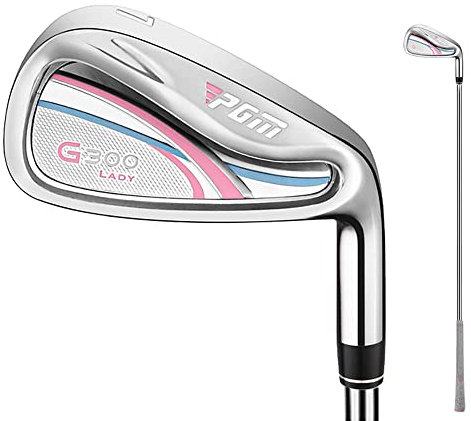 Golf Club Iron Women #7 Irons with Steel/Carbon Shaft for Lady Golf Irons (Steel Rod)