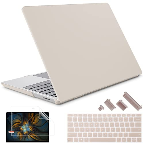 Lepeoac Case for Surface Laptop 5/4/3 13.5, Rock ash | Hard Shell Case with Keyboard Cover & Screen Protector. Fits Surface Laptop 5/4/3 13.5 Metal Palm Rest Models 1951/1868.