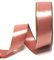 s.dekoda Satinband 25m x 25mm Altrosa - Gold Weihnachtsband Schleifenband Dekoband Geschenkband [1371]