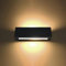 famlights Wandleuchte Innen Wandlampe Wand Lampe Vaya in Schwarz Modern VEGA E27 Keramik Wohnzimmer Schlafzimmer | 1-flammig