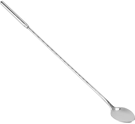Teardrop Stainless Steel Mixing Spoon Bar Spoon 12in Long Handle for Cocktail Stirring Coffee Tea Milk Tea