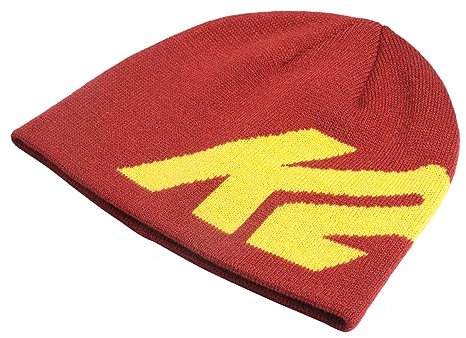 K2 Jacquard Beanie Mütze, Maroon, One Size