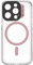 case&me cover trasparente con modulo MagSafe per iPhone 15 Pro Max, compatibile con MagSafe, protezione per fotocamera, rosa
