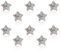 NQEUEPN 10 Paar Schleiergewichte, Hochzeit Magnetische Diamanten Acryl Sternförmig Doppelseitig Strass Hijab-Magnetnadeln für Frauen Schal, Braut, Kathedrale, Hochzeitskleid Schleierzubehör