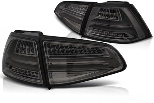 DM Autoteile Rückleuchten Lightbar Design Voll chrom/rauch kompatibel für VW Golf 7 ab 13-17 702184