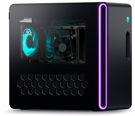 Alienware Aurora R16 Gaming Desktop - Intel Core i7-14700F Processor, 16GB DDR5 RAM, 512GB SSD + 1TB HDD, NVIDIA GeForce RTX 4060 8GB GDDR6, Windows 11 Home, Onsite Service - Black