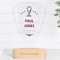 Wanapix | Coppa Trofeo Personalizzabile con Nome | Trofeo Sportivo | Coppa Personalizzata | Plexiglass | Base in Legno Naturale Inciso | Coppa del Mondo