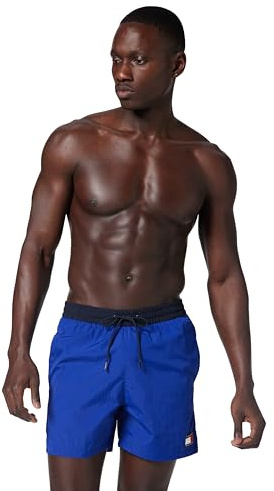 Tommy Hilfiger Herren Badehose Medium Drawstring mit Tunnelzug