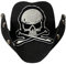Cowboyhut im Punk-Stil für Herren, Western-Cowboyhut mit Stickerei, Totenkopf-Modell, Cowboyhut, sonnenfester Hut, S, M