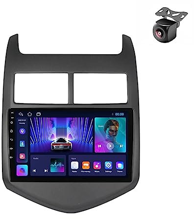 Android 13 Autoradio per Chevrolet Aveo 2 Sonic T300 2011 2012 2013-2015 2 DIN Stereo Car Tablet Pollici Schermo MP5 Lettore Multimediale Receiver GPS con FM SWC Carplay Auto (M100CP 4core 1+32G)