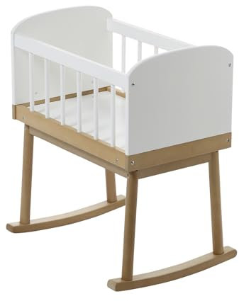 VERTBAUDET Babywiege für Puppen, aus Holz, FSC®, weiß