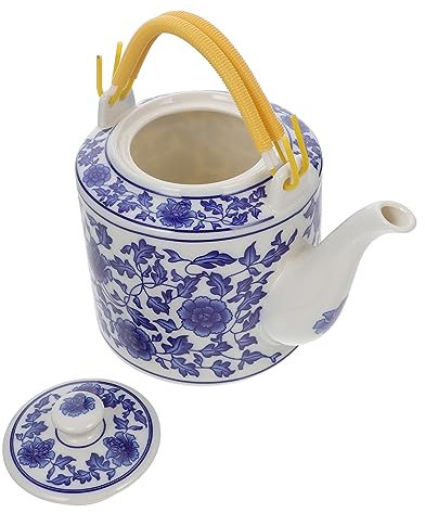 Cabilock 1 Pc Théière En Céramique Bouilloire Qui Siffle Théière En Porcelaine De Chine Bouilloire à Thé Chinoise Théière Fleur Théière En Poterie Chinoise Bouilloire à Thé En Porcelaine